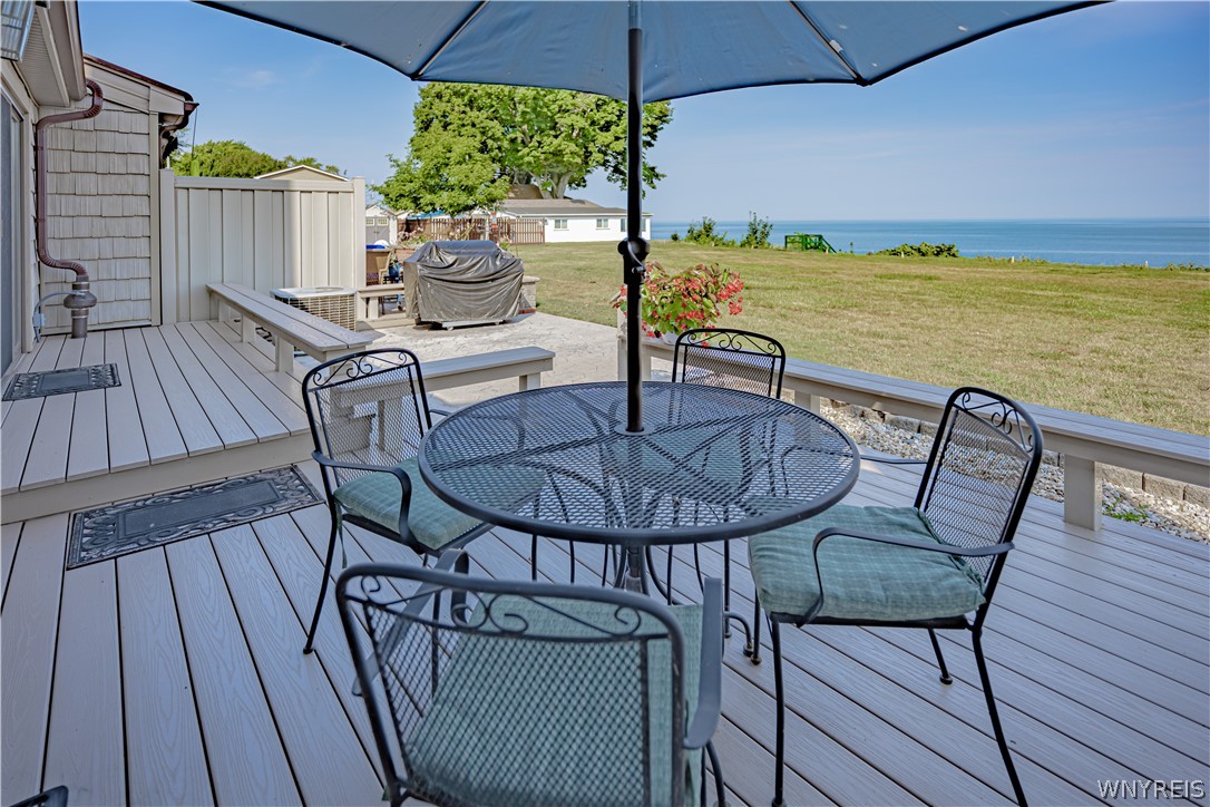 6071 East Lake Road, Unit 4 Newfane, NY 14028 - Photo 35 of 46 Bi level maintenance free deck and patio. You can