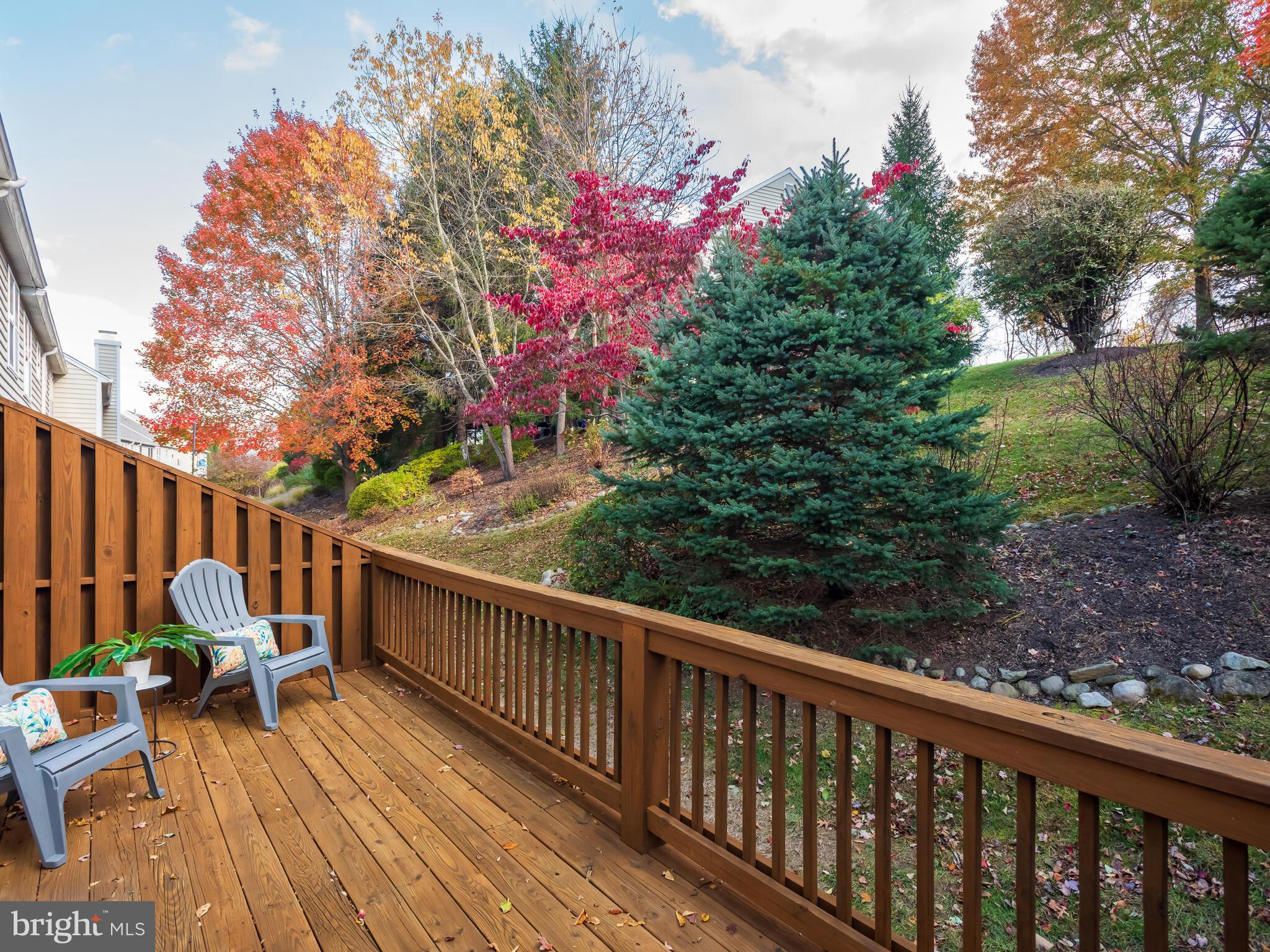 913 Harbour Ridge Lane Downingtown, PA 19335 - Photo 30 of 33 a view of balcony with wooden floor and outdoor seating