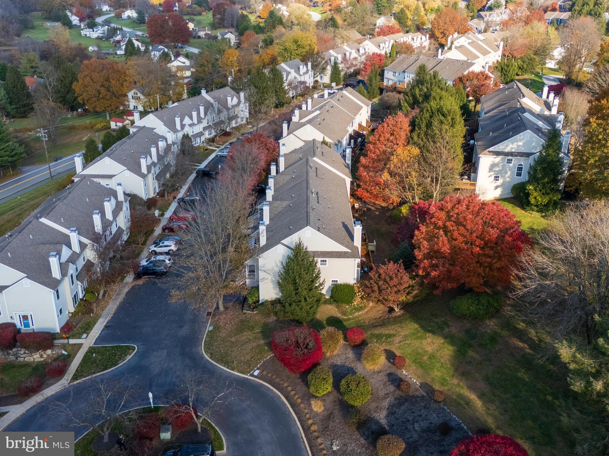 913 Harbour Ridge Lane Downingtown, PA 19335 - Photo 33 of 33 an aerial view of a house with a yard basket ball court and outdoor seating
