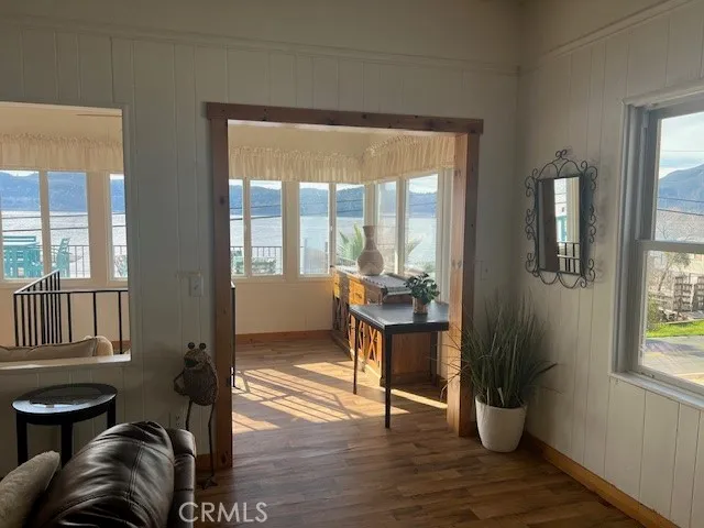 a bathroom with a granite countertop sink and shower