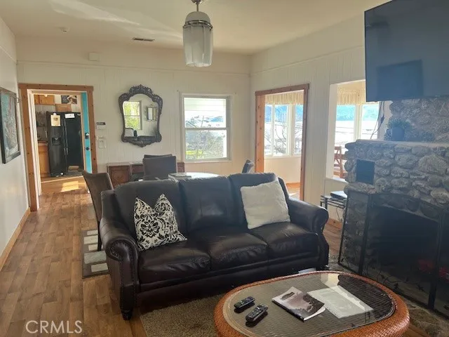 a view of staircase with a window