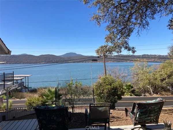 a view of a backyard of a house