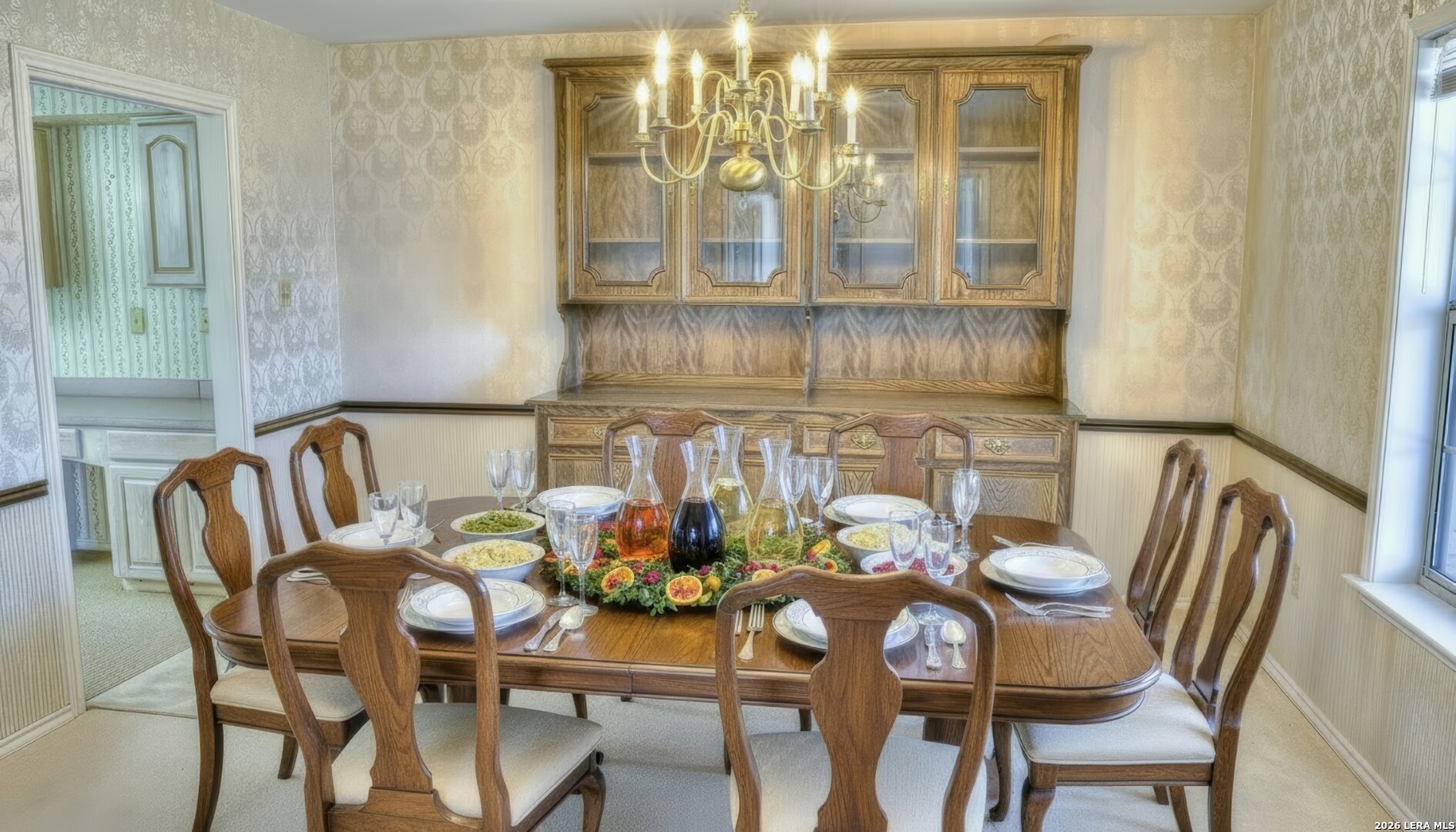196 Canal Cir Drive Rio Frio, TX 78879 - Photo 35 of 56 a view of a dining room with furniture and chandelier