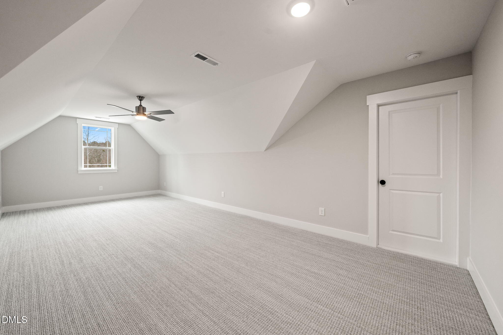 160 Pilot Ridge Road Zebulon, NC 27597 - Photo 35 of 49 a view of empty room with wooden floor and fan