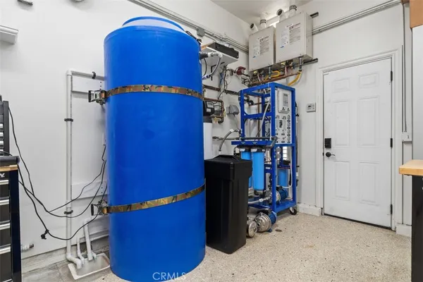 a view of storage and utility room