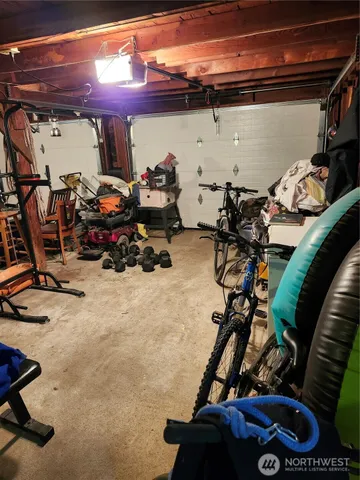 a room with gym equipment