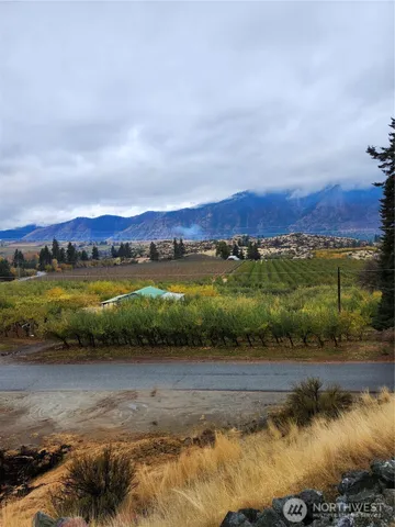 a view of lake with mountain