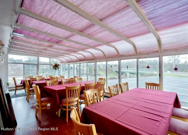 a kitchen with lots of counter top space