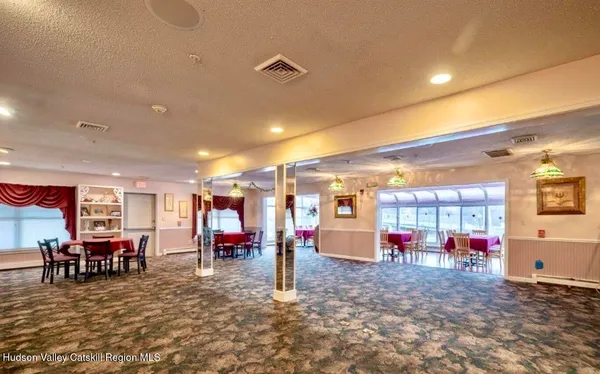 a kitchen with lots of counter top space