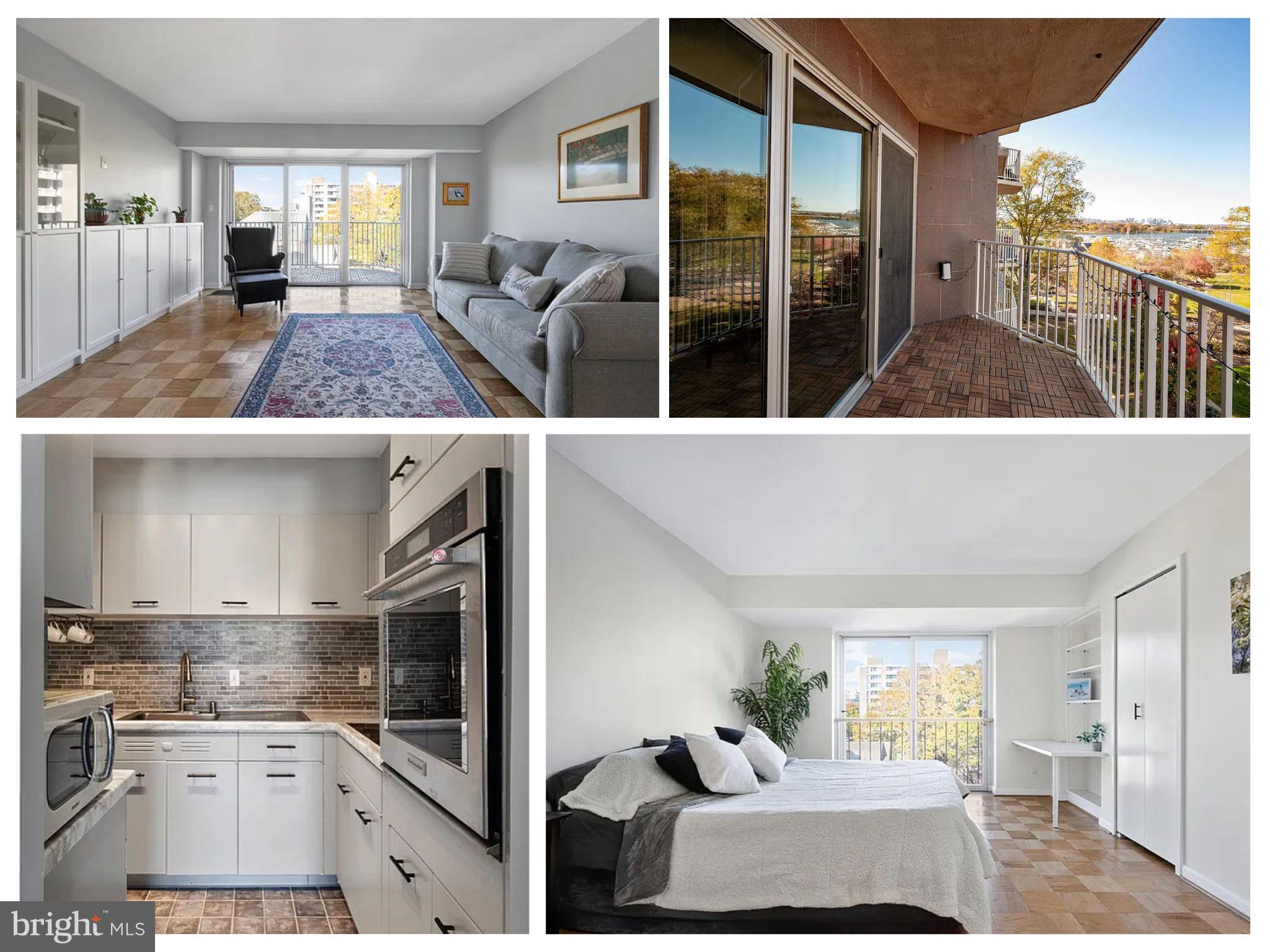 a living room with stainless steel appliances kitchen island granite countertop a refrigerator stove and sink