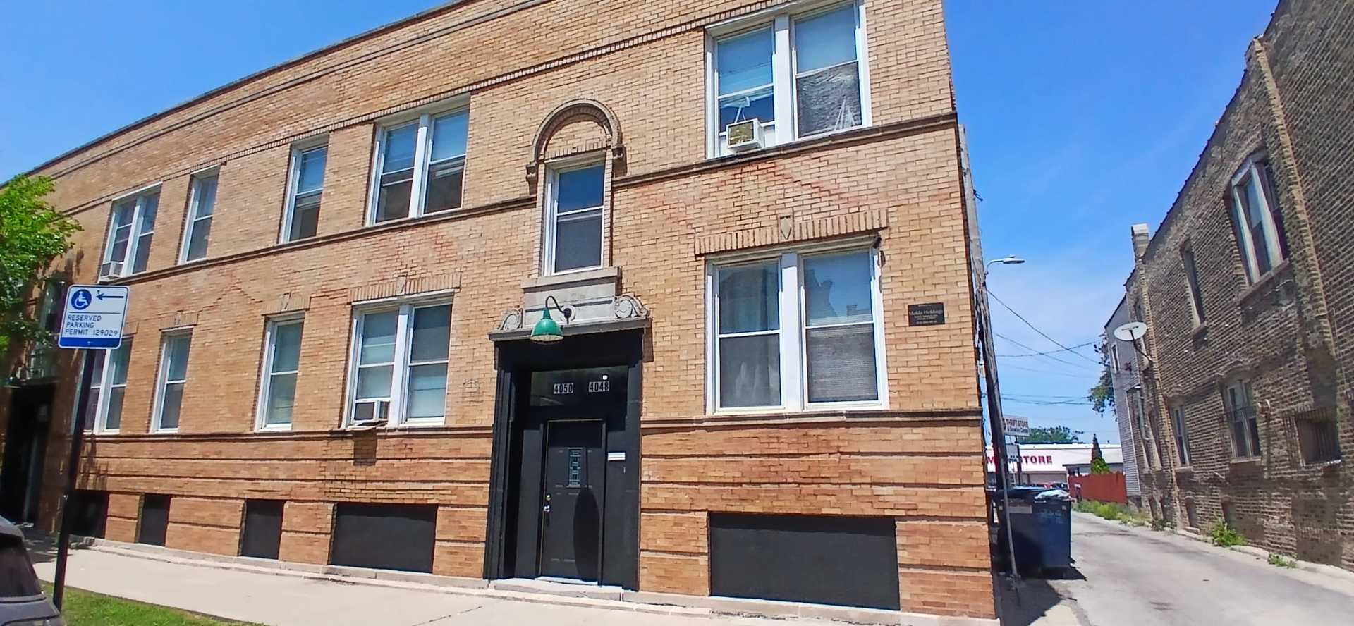 a building with multiple windows