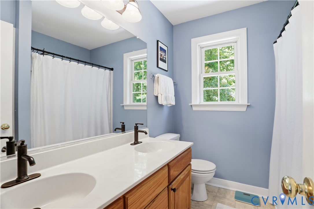 1570 Rock Castle Road Goochland, VA 23063 - Photo 27 of 53 Primary Bath offers dual vanity with sinks and oil