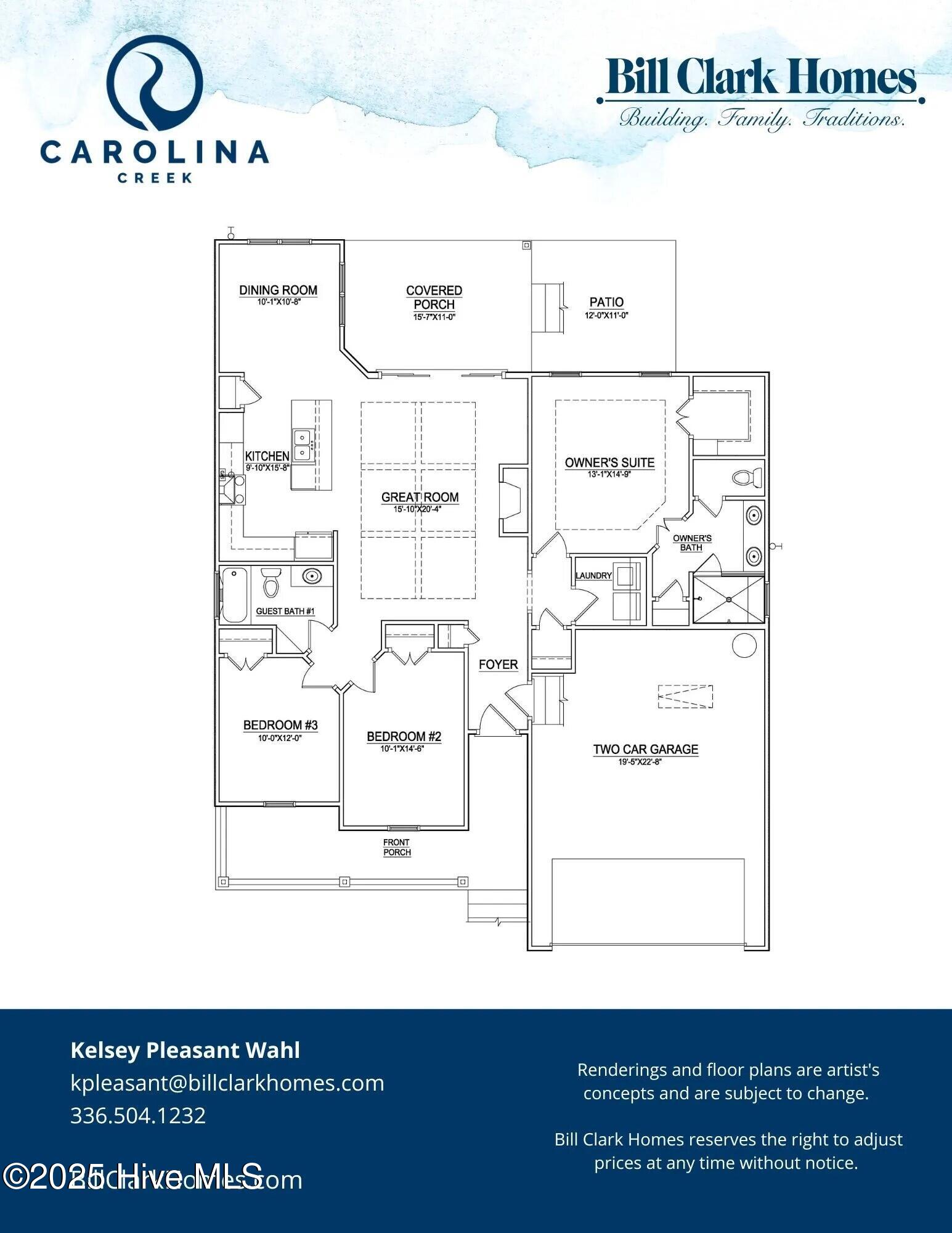 39 Streambed Way Hampstead, NC 28443 - Photo 36 of 36 Floor Plan