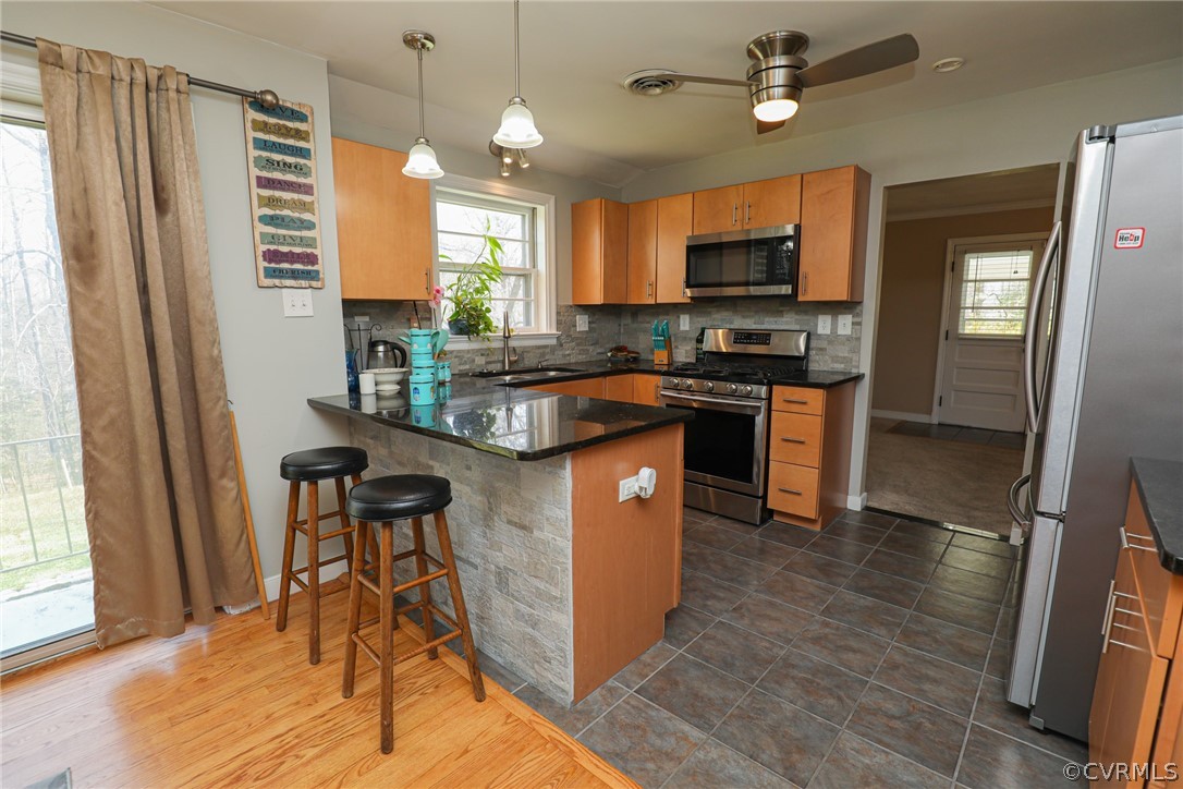 5346 Cold Harbor Road Mechanicsville, VA 23111 - Photo 14 of 42 Another view of Kitchen with bar area