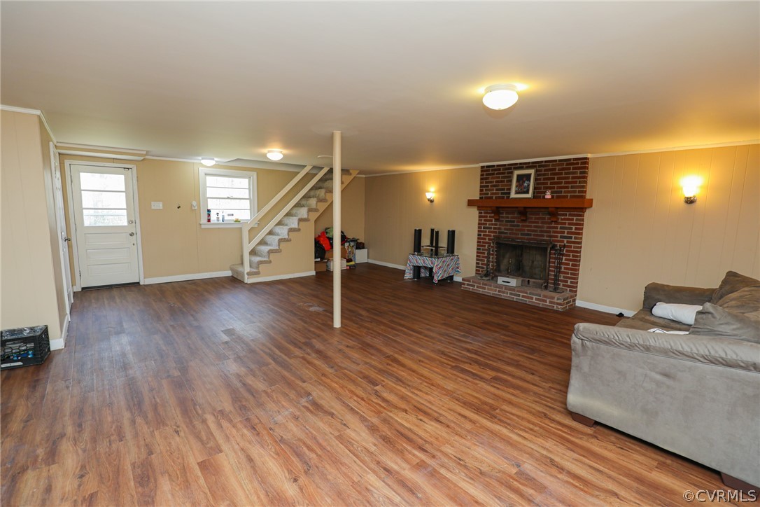 5346 Cold Harbor Road Mechanicsville, VA 23111 - Photo 29 of 42 Another view of Rec Rm with exterior door leading