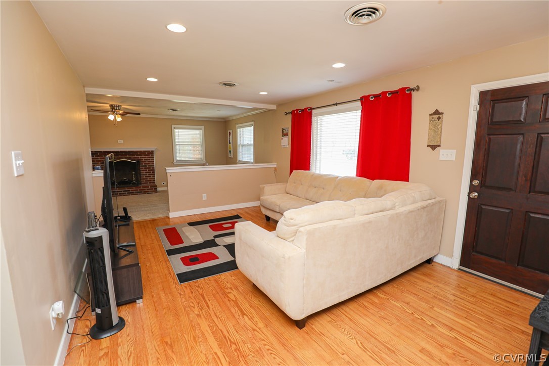 5346 Cold Harbor Road Mechanicsville, VA 23111 - Photo 5 of 42 Foyer open to Living Rm & Family Rm