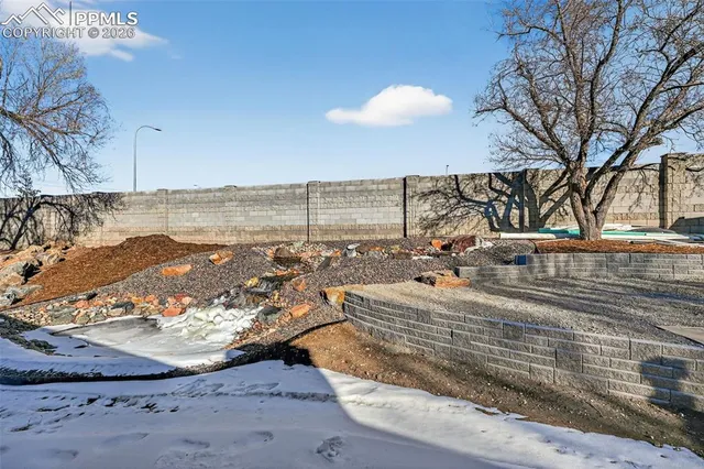 a view of a terrace with a lake view
