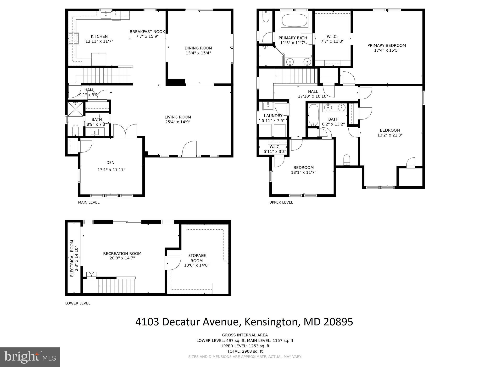 4103 Decatur Avenue Kensington, MD 20895 - Photo 29 of 32 Floor Plans