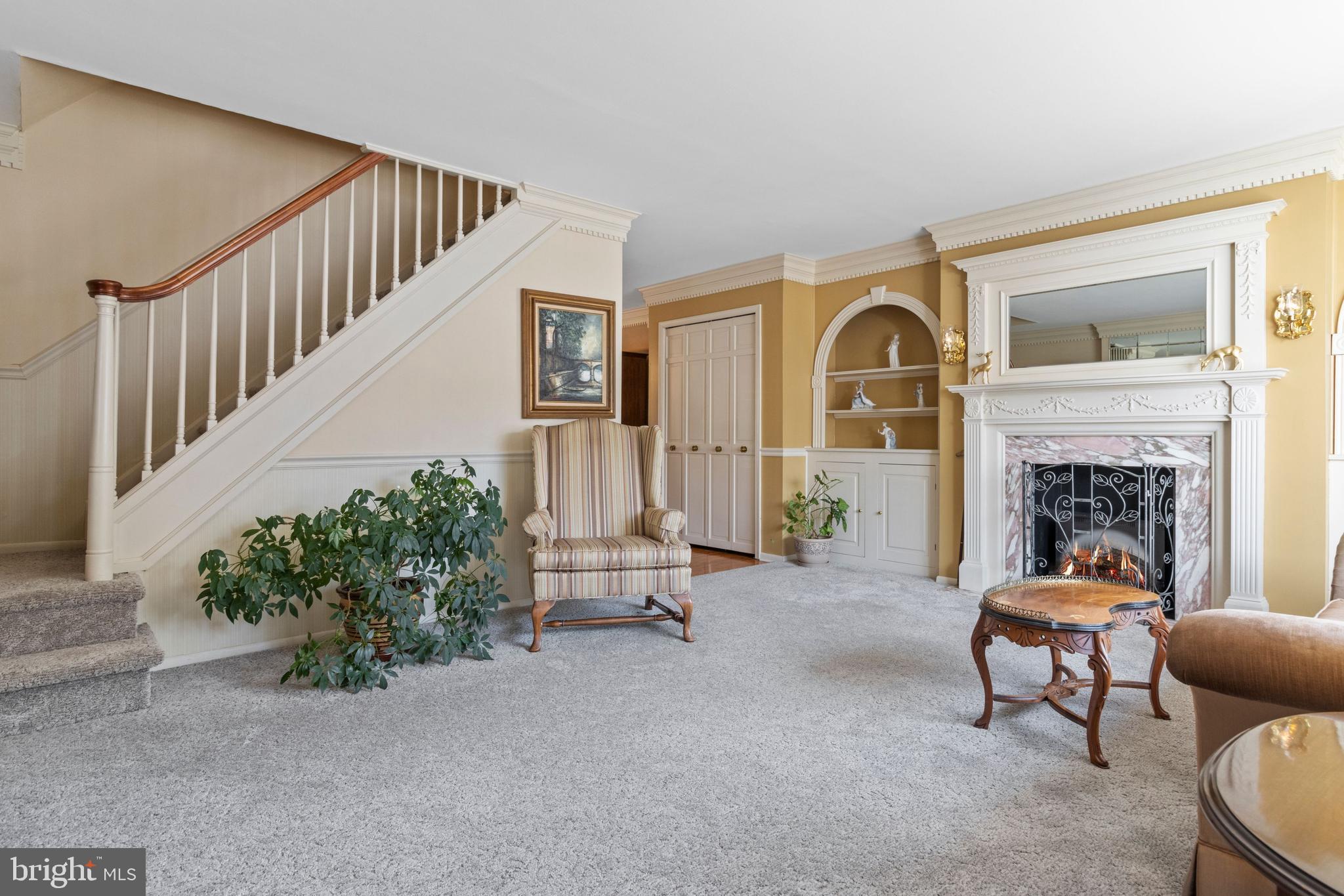 12419 Wyndom Road Philadelphia, PA 19154 - Photo 4 of 40 Stunning marble fireplace mantel.