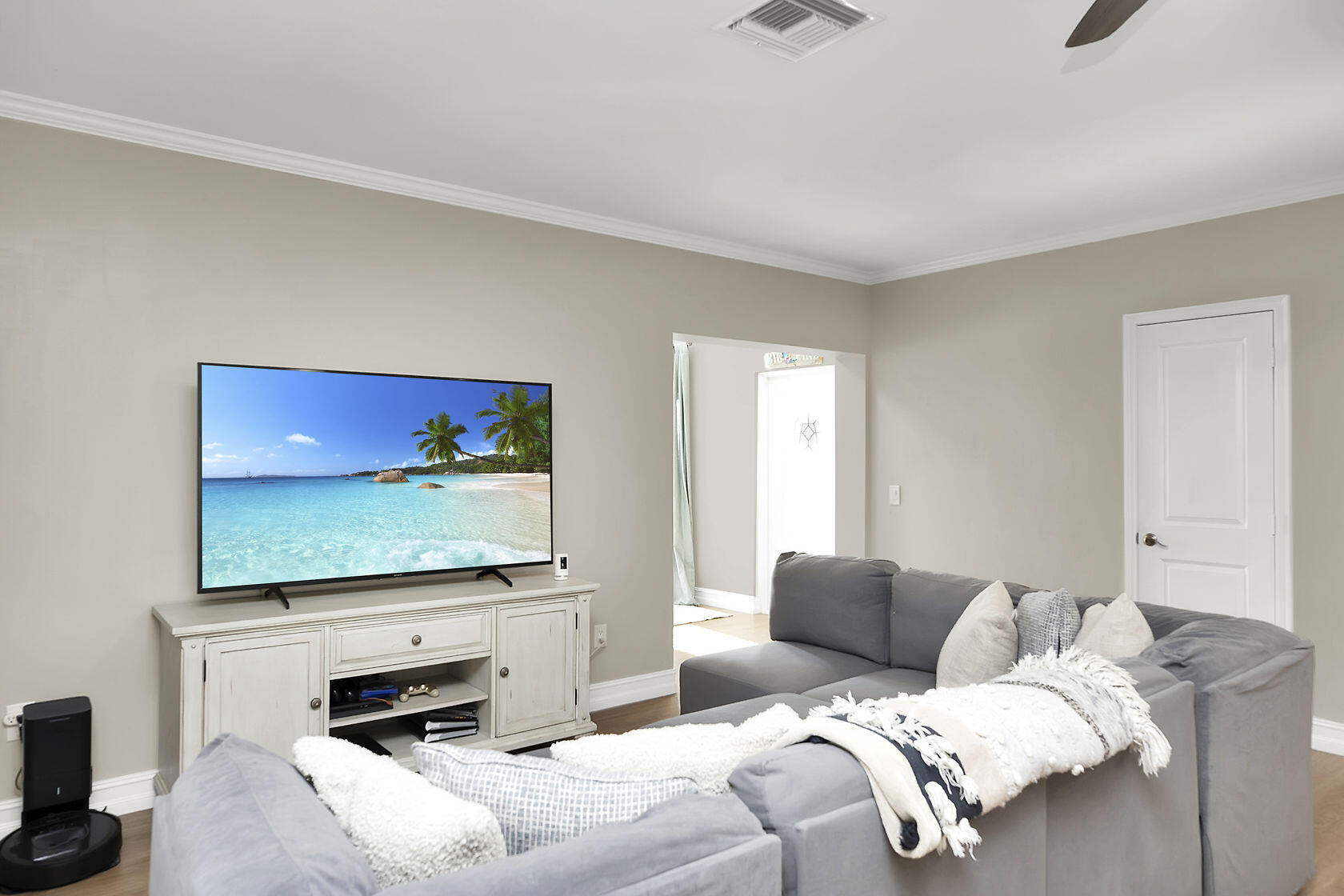 1632 Bogie Drive Big Pine Key, FL 33043 - Photo 14 of 47 a living room with furniture and a flat screen tv
