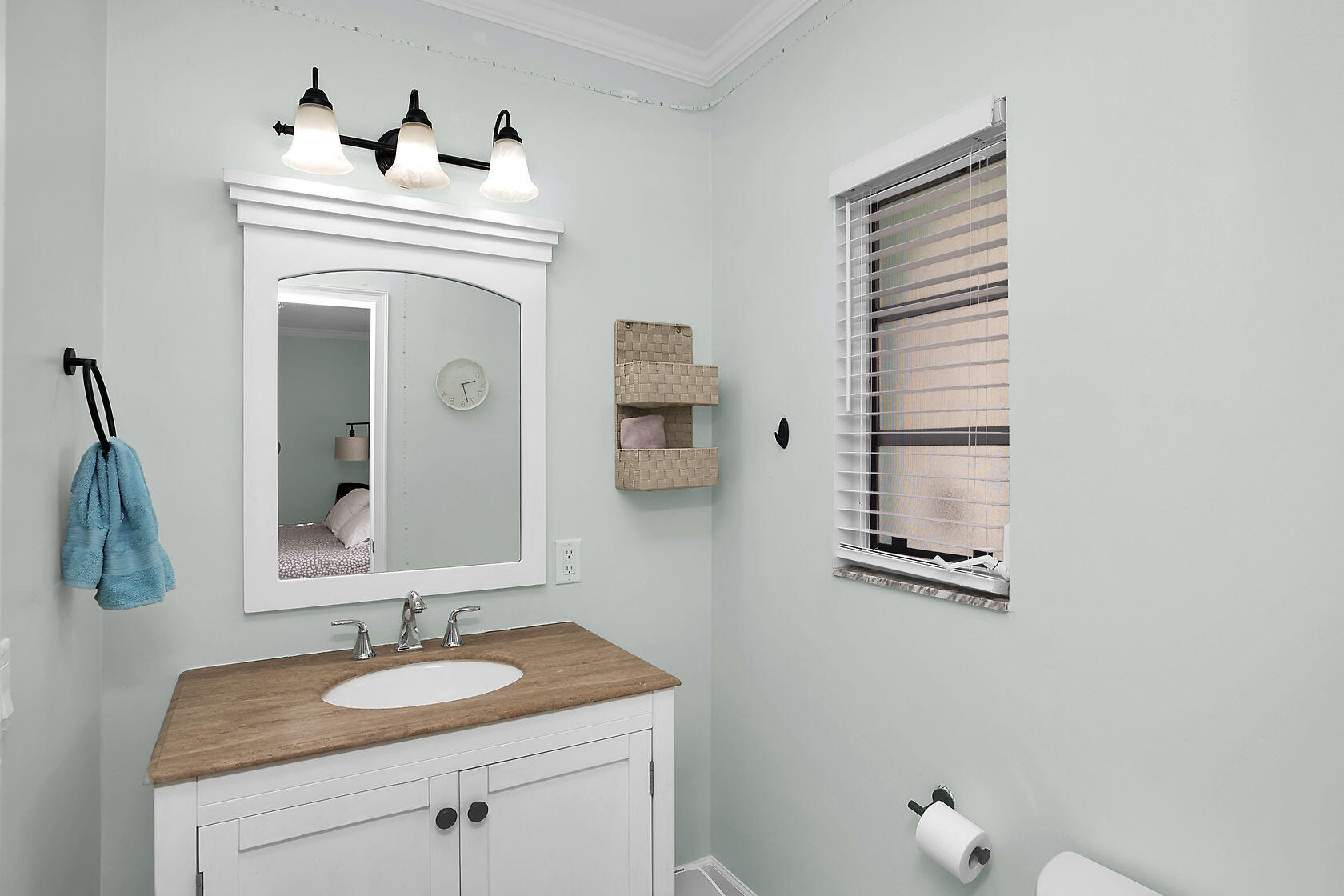 1632 Bogie Drive Big Pine Key, FL 33043 - Photo 21 of 47 a bathroom with a sink and a mirror