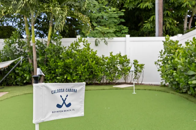 a view of swimming pool and deck
