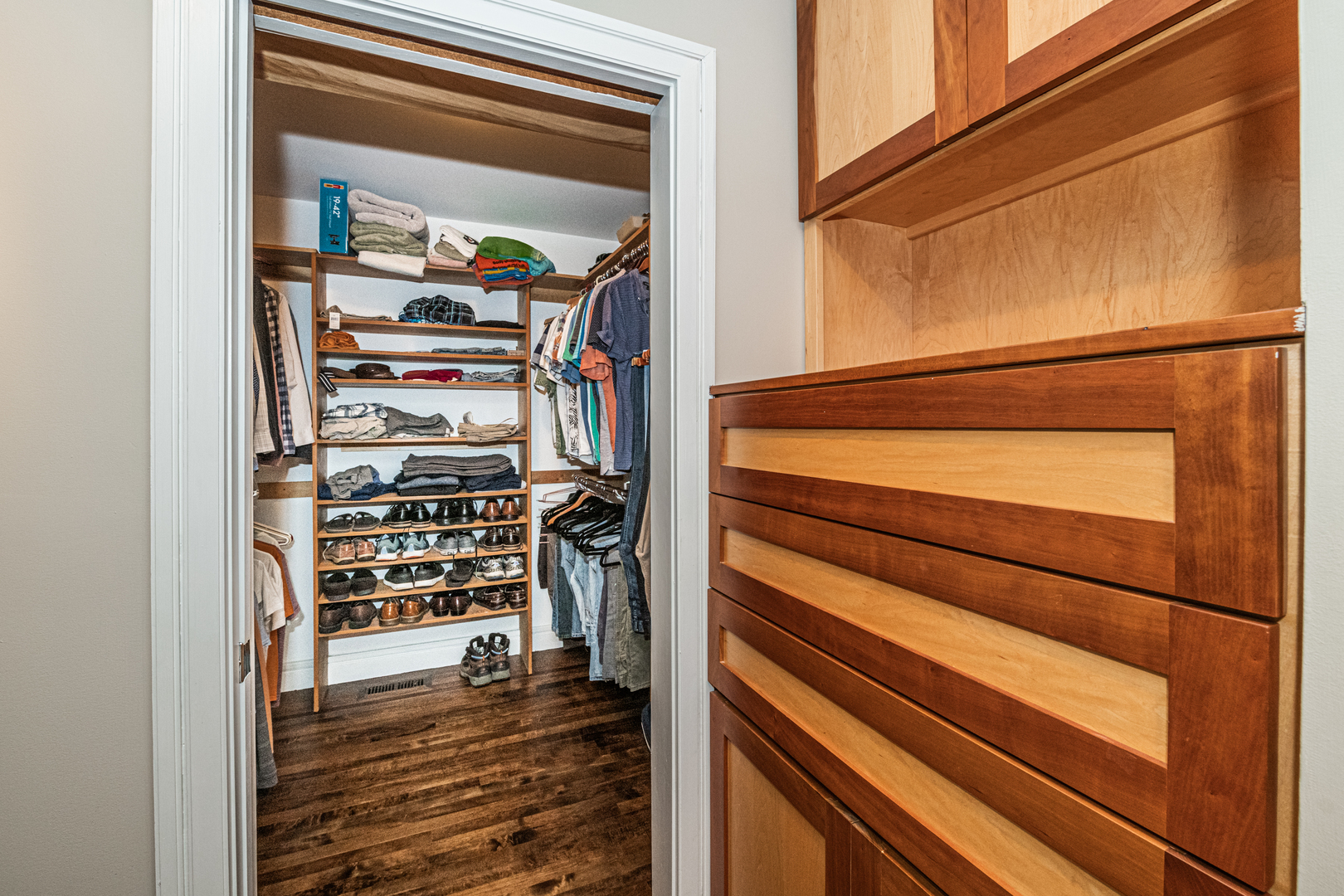 27149 West Cuba Road Barrington, IL 60010 - Photo 23 of 68 a view of walk in closet with clothes and shoes