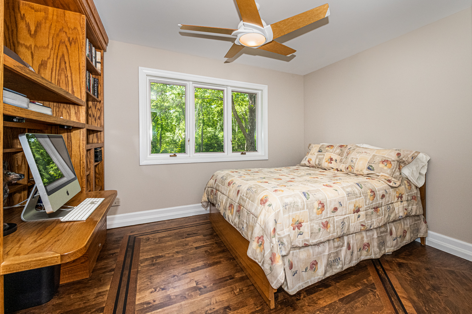 27149 West Cuba Road Barrington, IL 60010 - Photo 24 of 68 a bedroom with a bed a flat screen tv and a window