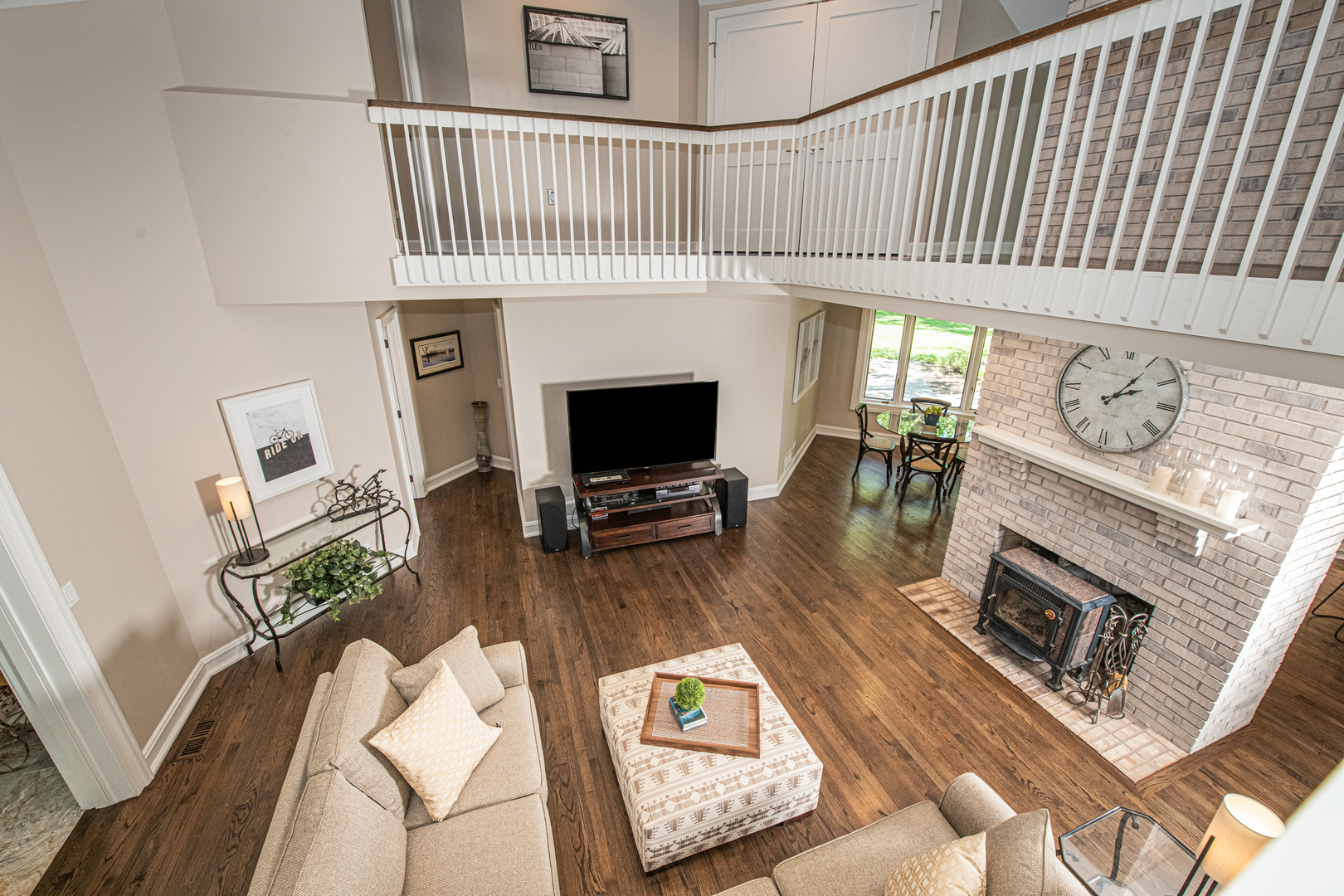 27149 West Cuba Road Barrington, IL 60010 - Photo 26 of 68 a living room with furniture and a fireplace