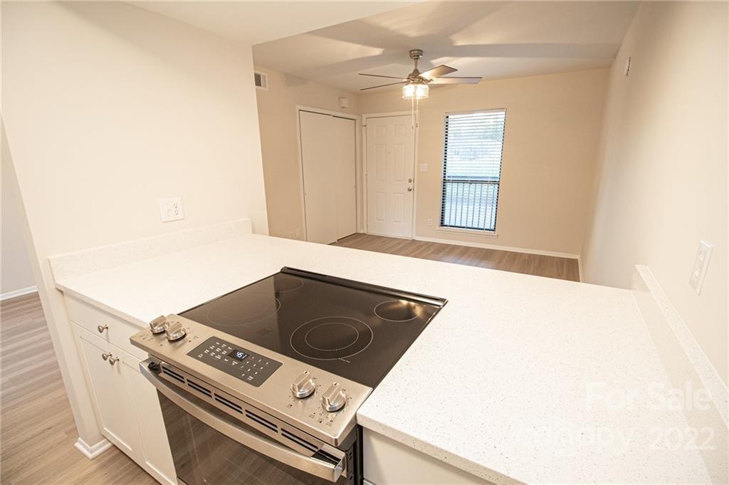 11039 Cedar View Road Charlotte, NC 28226 - Photo 6 of 24 a kitchen with a stove and a microwave