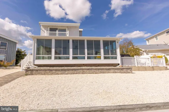 a front view of a building with a outdoor space