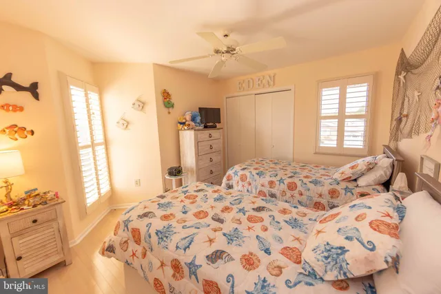 an aerial view of houses with outdoor space