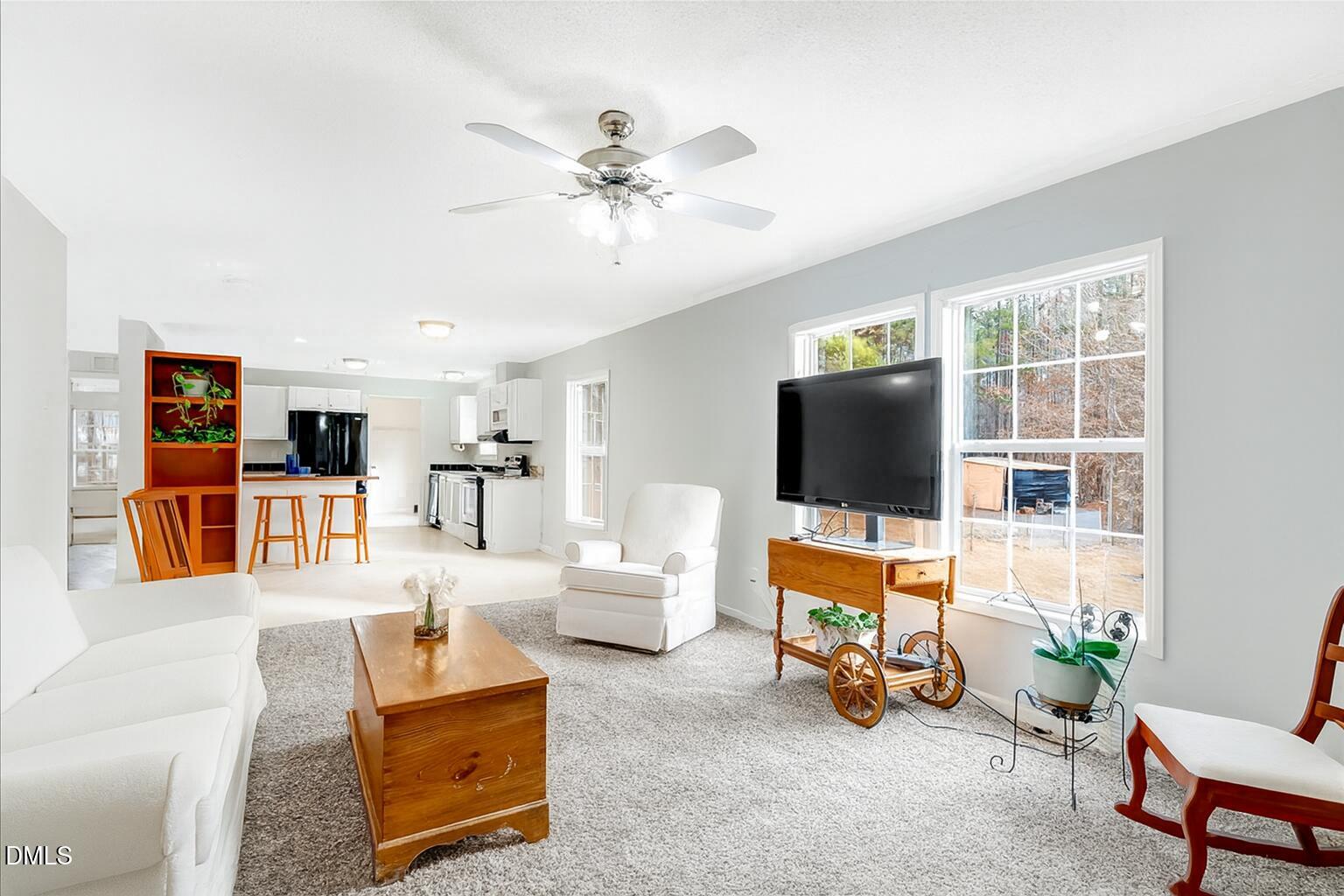 200 Griesch Road Roxboro, NC 27574 - Photo 6 of 22 -Family Room View to Kitchen
