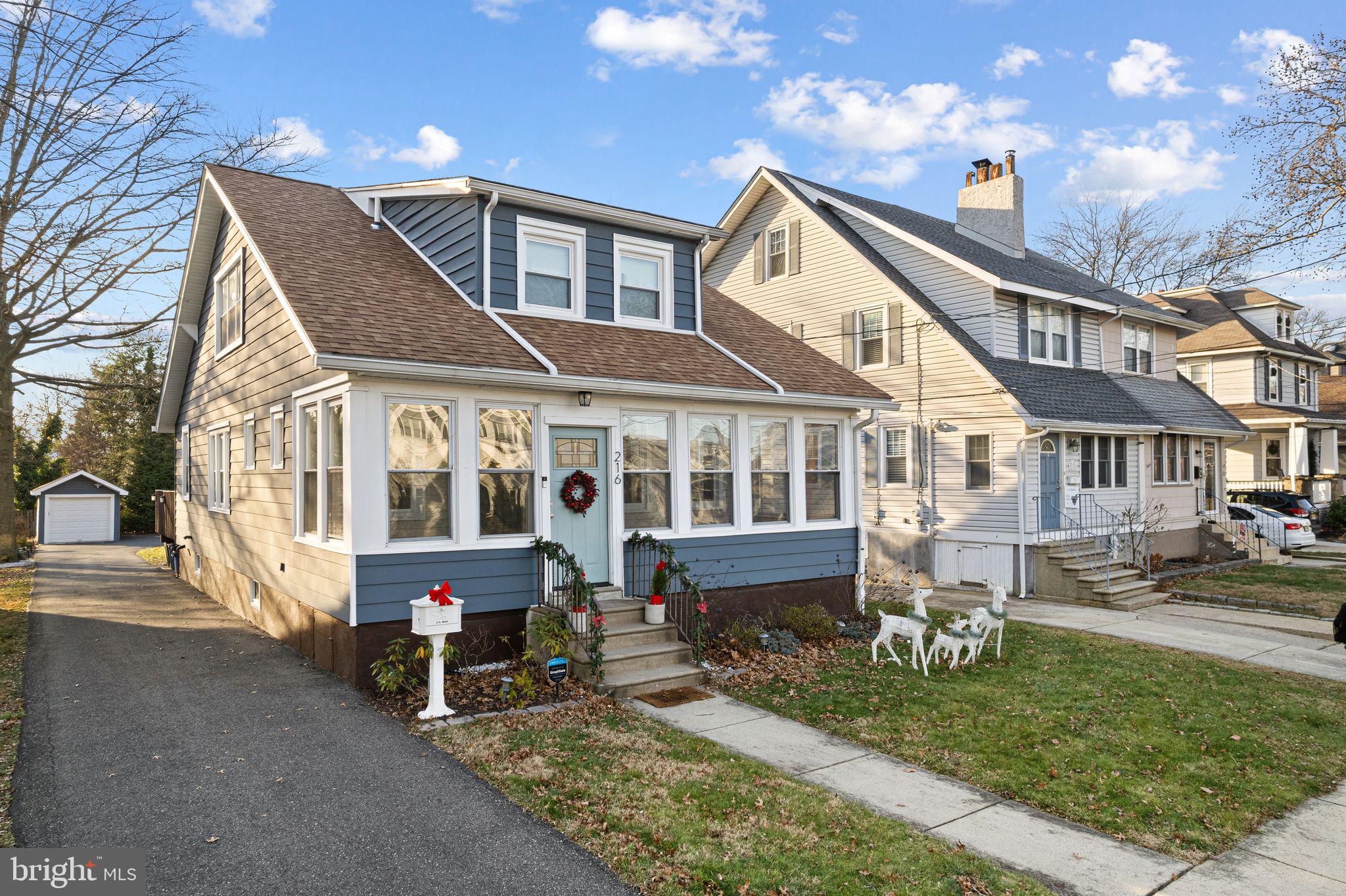 216 Richey Avenue Collingswood, NJ 08107 - Photo 33 of 39 a view of a house with a yard porch and sitting area