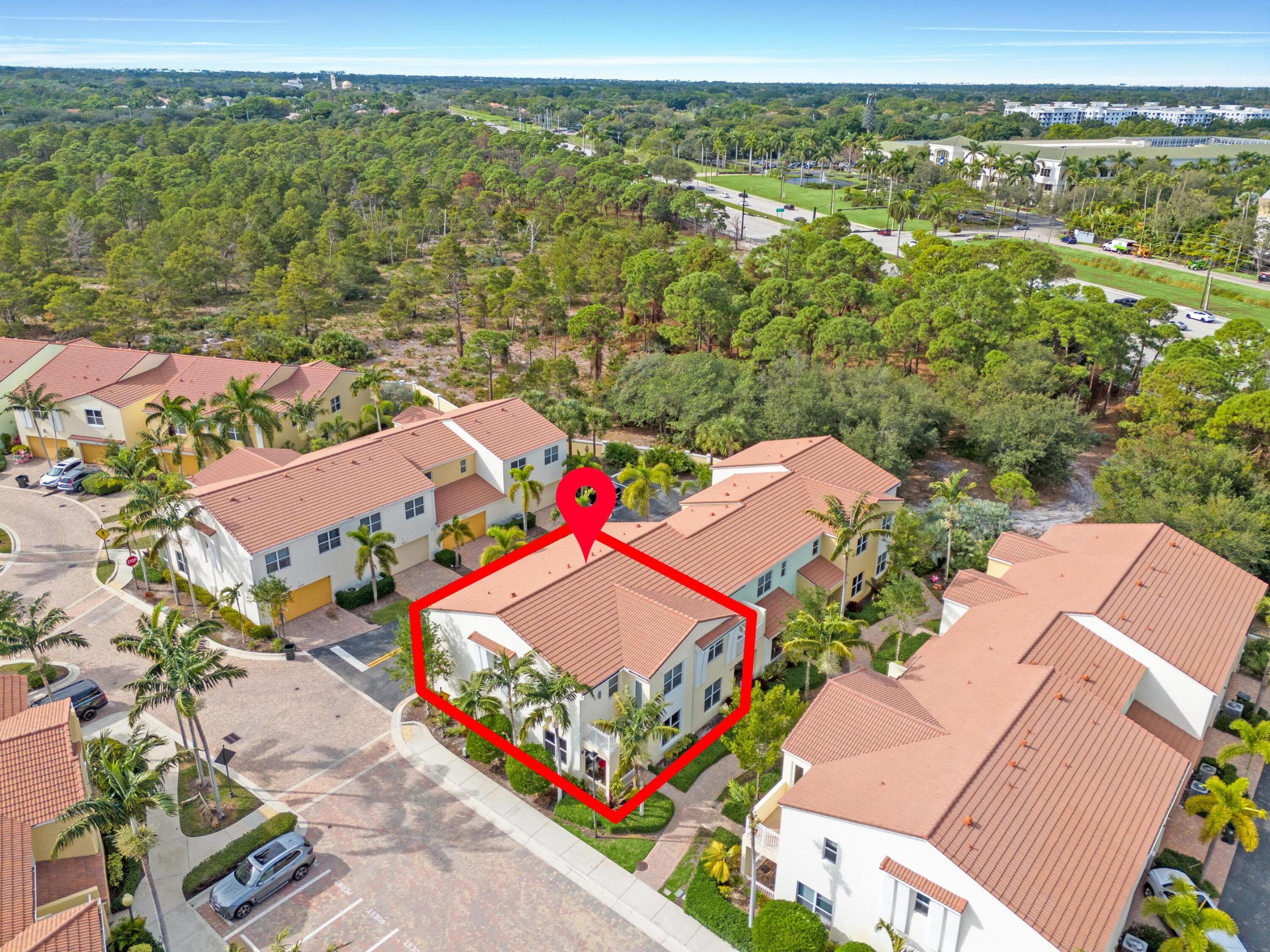 5010 Northwest 16th Way Boca Raton, FL 33431 - Photo 35 of 42 an aerial view of residential houses with outdoor space