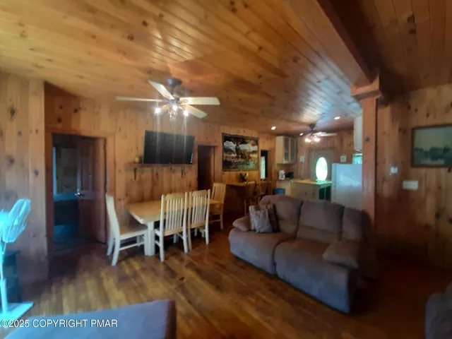 a view of a lake with boats