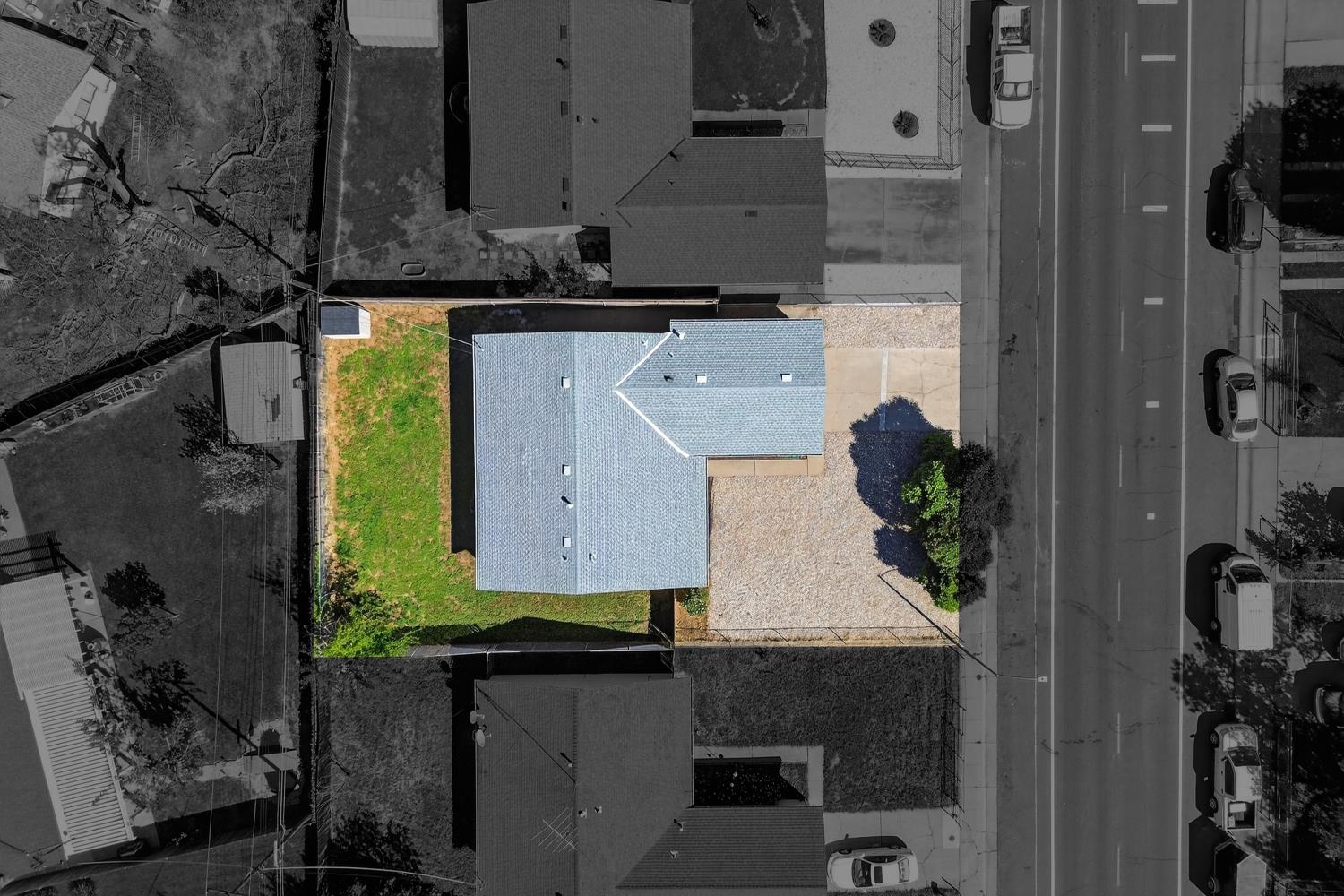 10457 Rockingham Drive Rancho Cordova, CA 95670 - Photo 44 of 49 an aerial view of a house with a yard