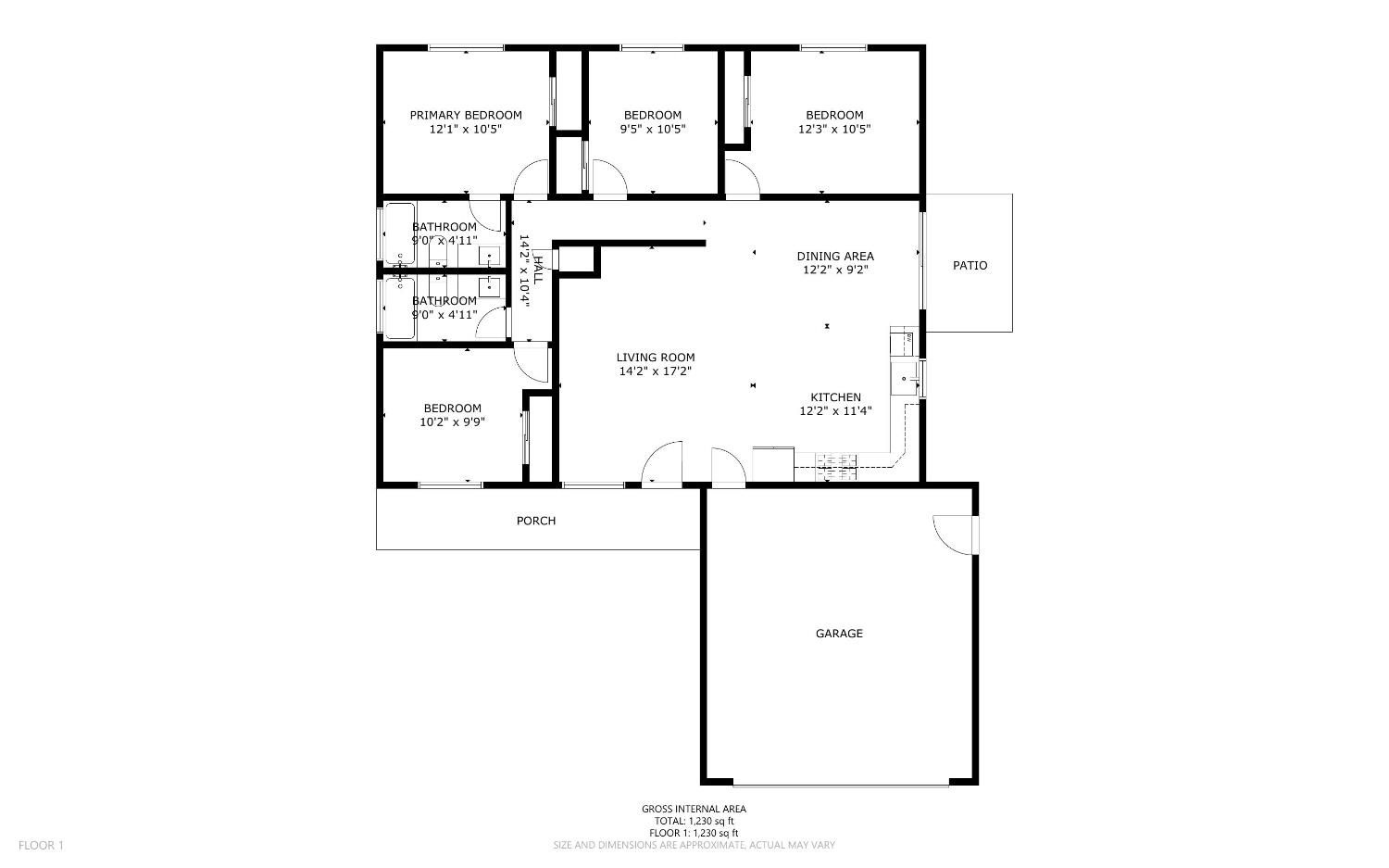 10457 Rockingham Drive Rancho Cordova, CA 95670 - Photo 49 of 49 a picture of floor plan