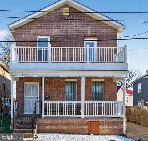a view of a house with a deck
