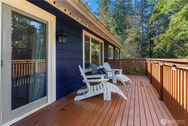 a view of swimming pool from a garden