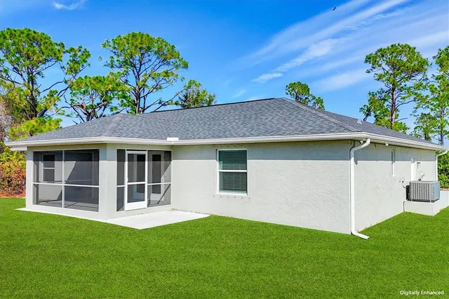 a house with front yard