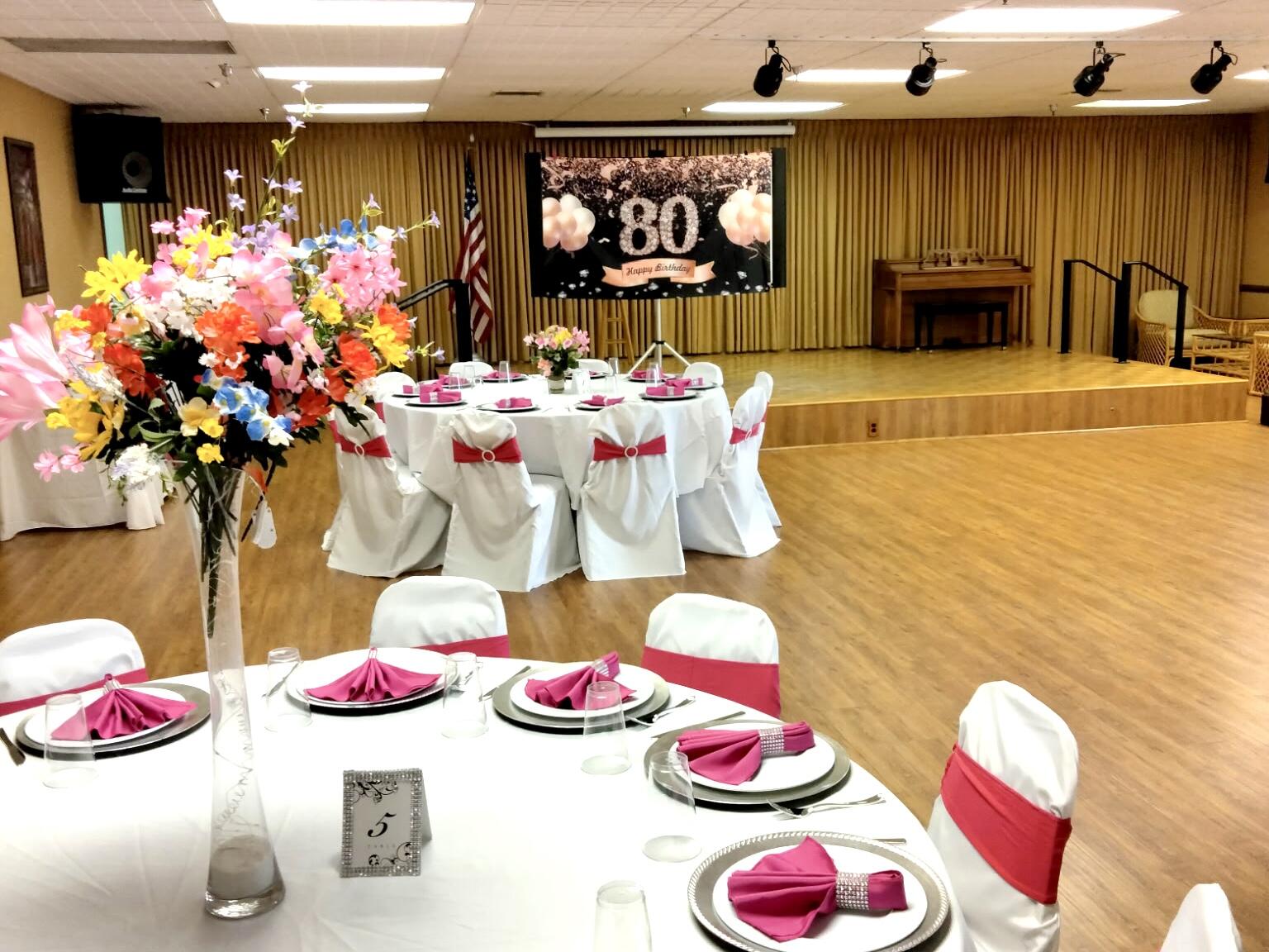 5242 Privet Place Delray Beach, FL 33484 - Photo 37 of 50 a view of a dining room with furniture and flowers