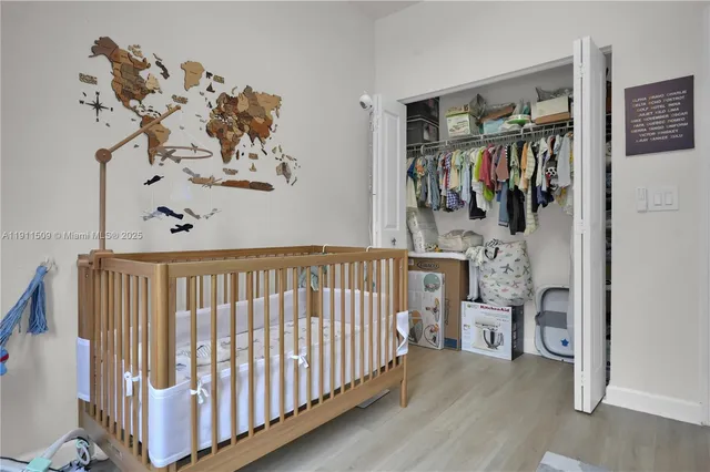 a view of a hallway with front door