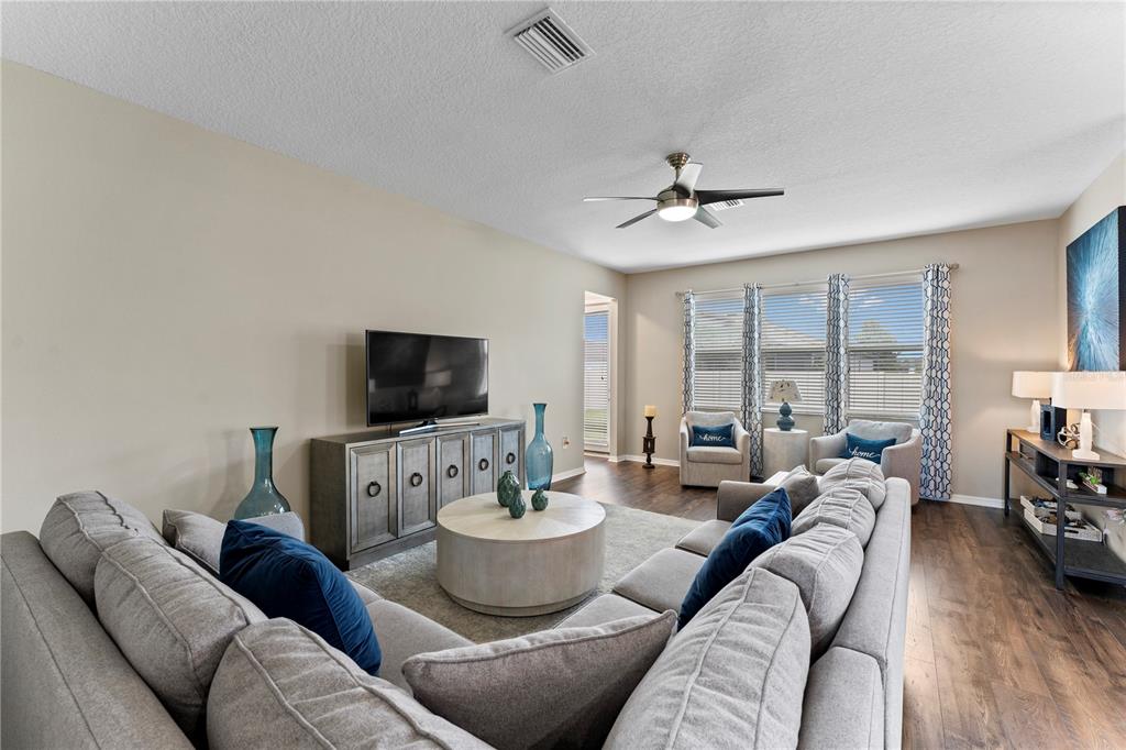19065 Malinche Loop Spring Hill, FL 34610 - Photo 28 of 72 a living room with furniture and a flat screen tv
