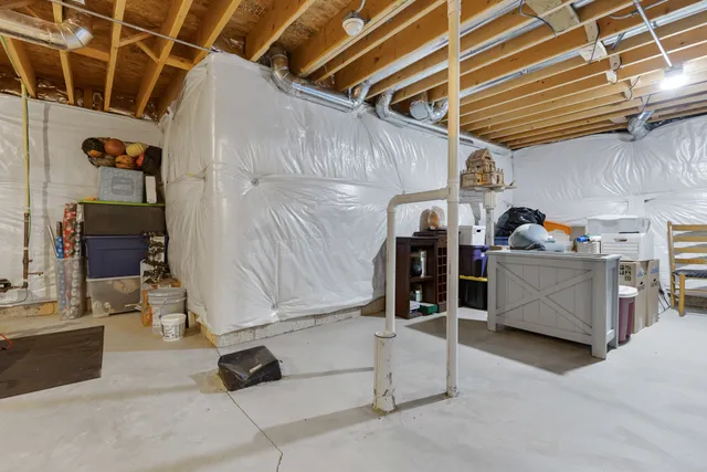 a view of storage and utility room