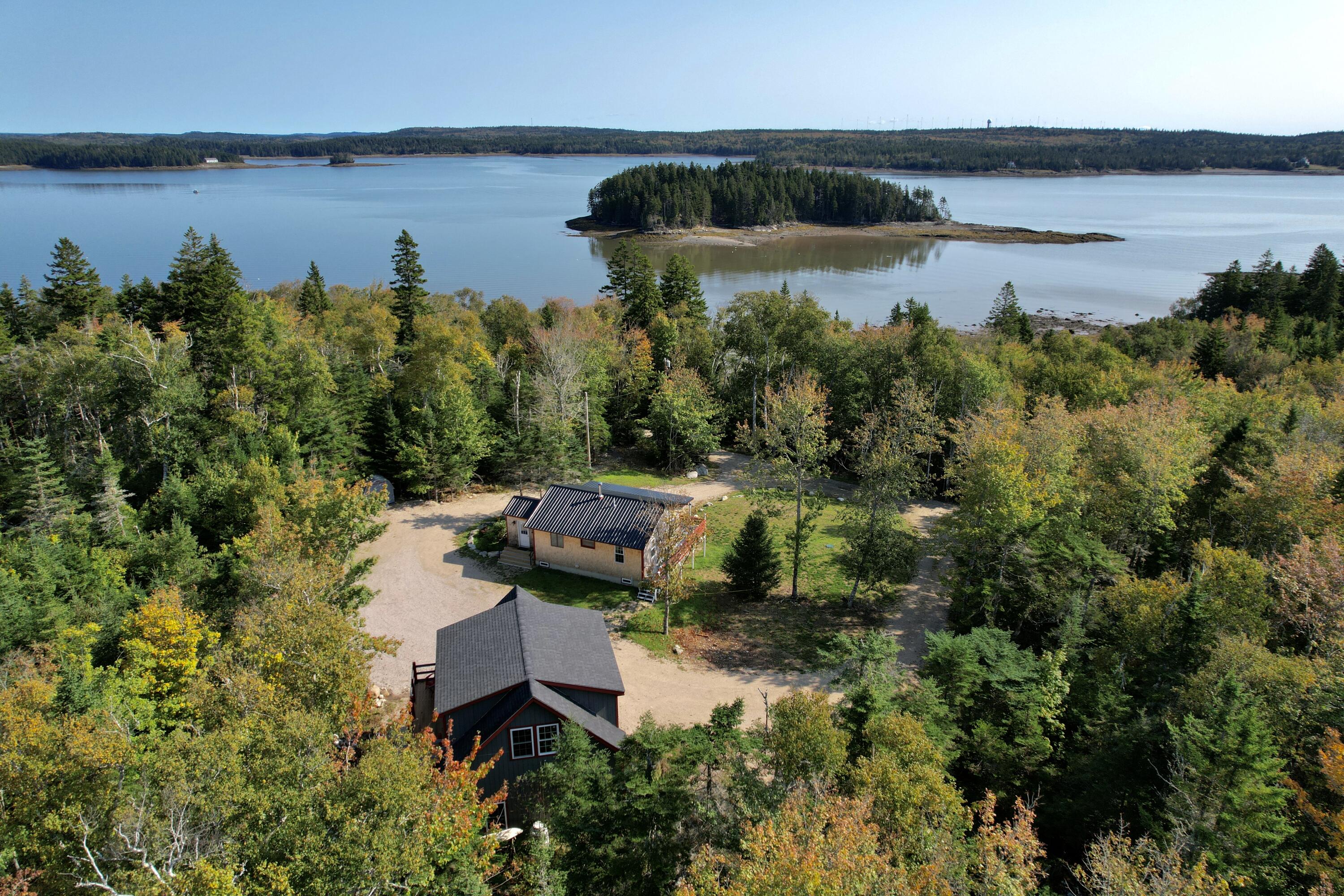 751 Duck Cove Road Roque Bluffs, ME 04654 - Photo 1 of 49 Aerial View of Property