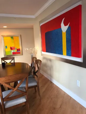 a room with furniture and screen