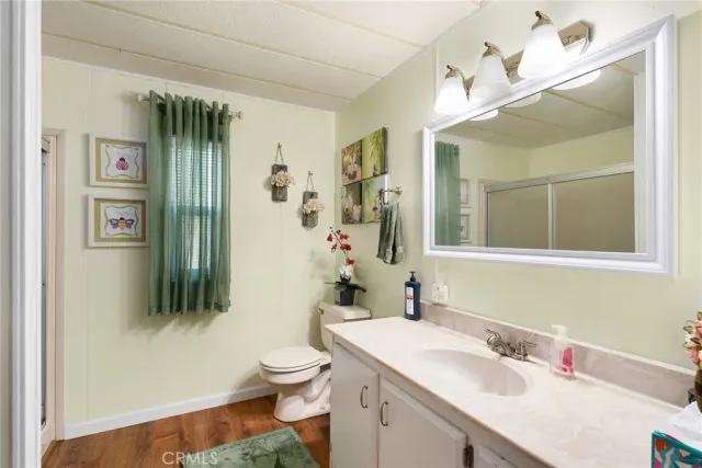 a view of a hallway with floor to ceiling window