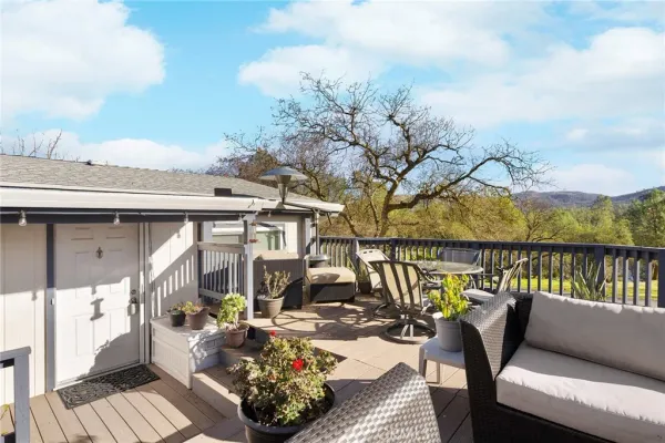 a bird view of a house