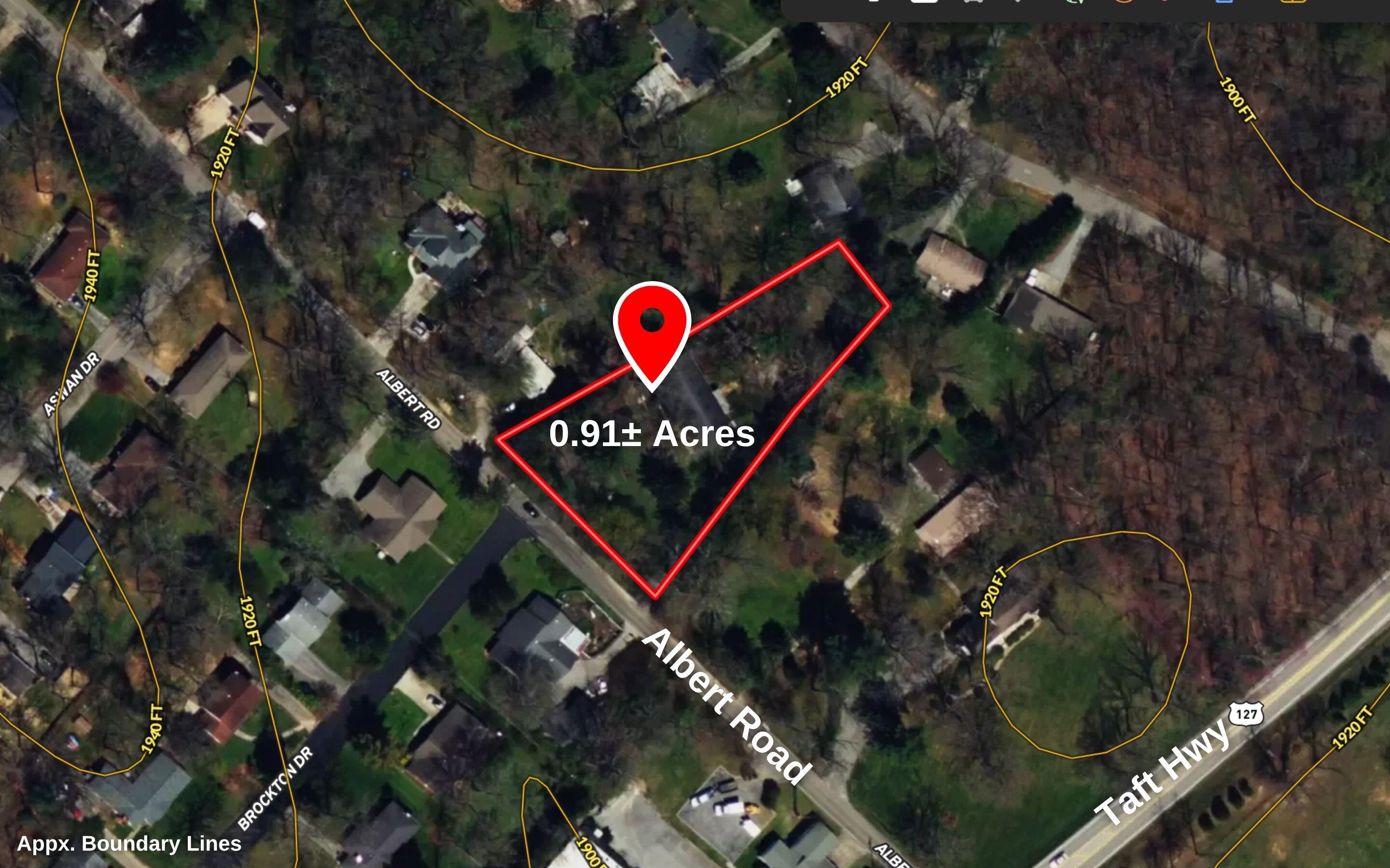 609 Albert Road Signal Mountain, TN 37377 - Photo 39 of 43 Property Map
